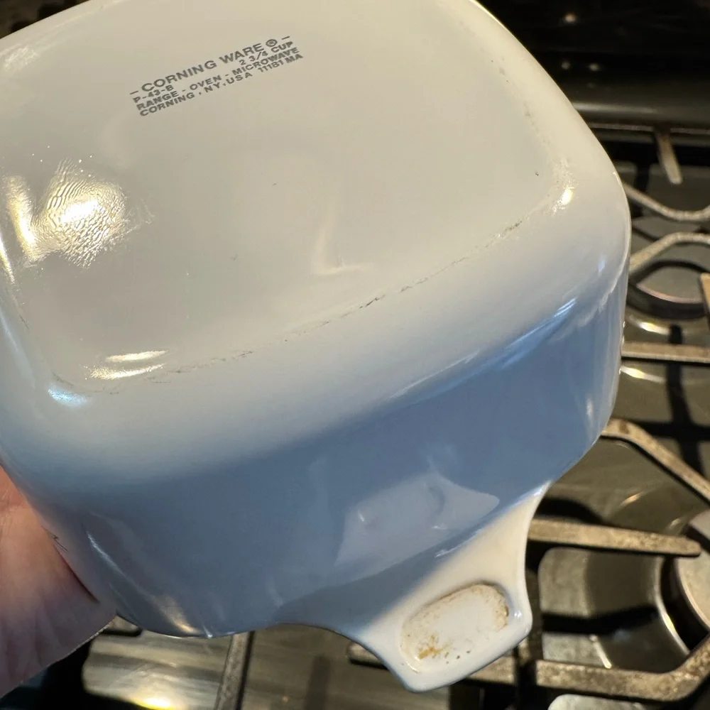 Vintage Stamped Corning Ware Spice Of Life Petite Casserole Dish